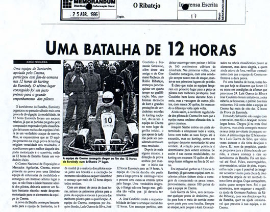 Imprensa escrita de 199671