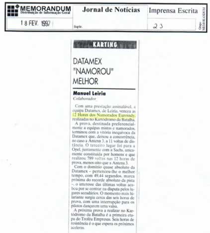 Imprensa escrita de 199724