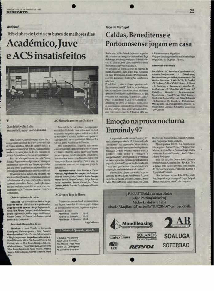 Imprensa escrita de 199726