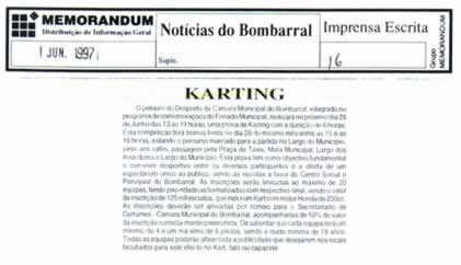 Imprensa escrita de 199733