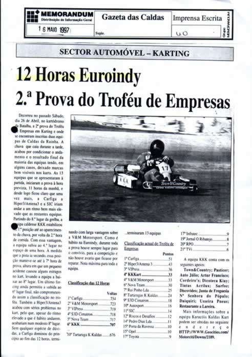 Imprensa escrita de 199741