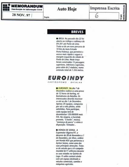 Imprensa escrita de 199746