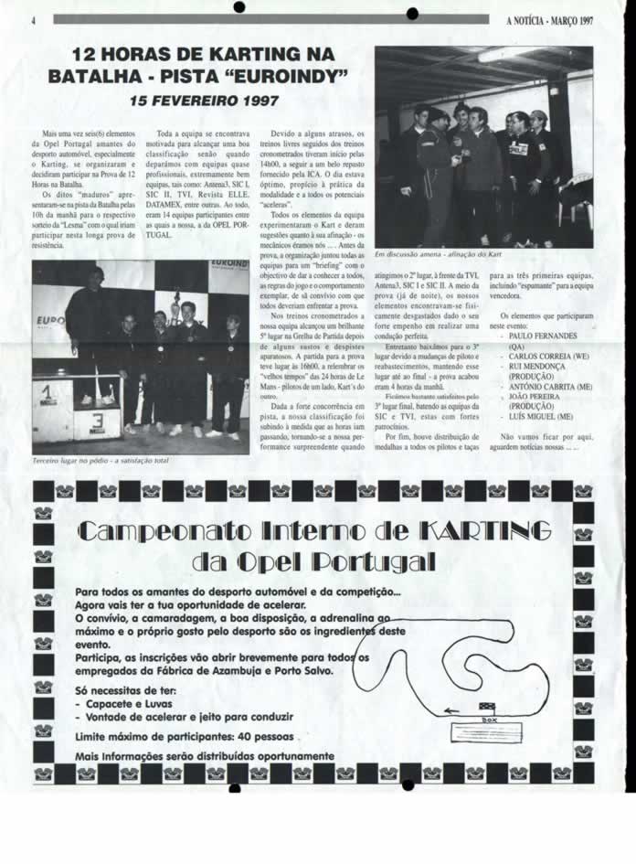 Imprensa escrita de 199753