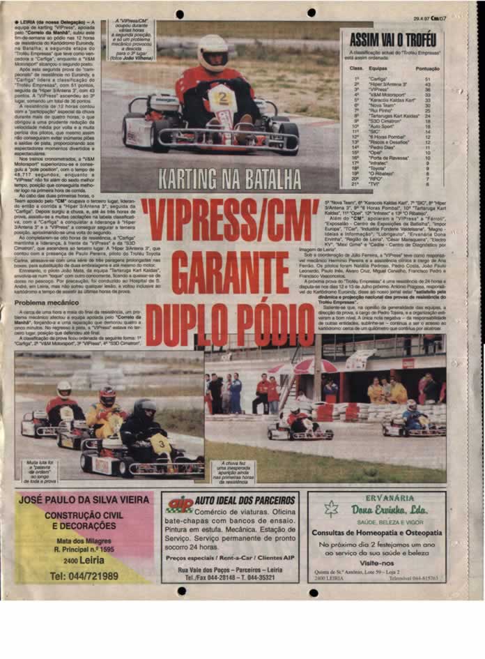 Imprensa escrita de 199761