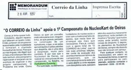 Imprensa escrita de 199781