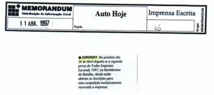 Imprensa escrita de 199795