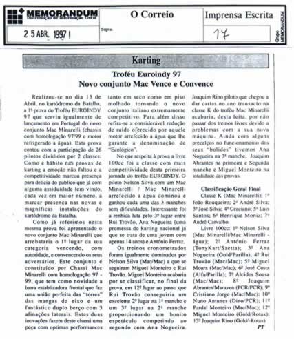 Imprensa escrita de 1997103