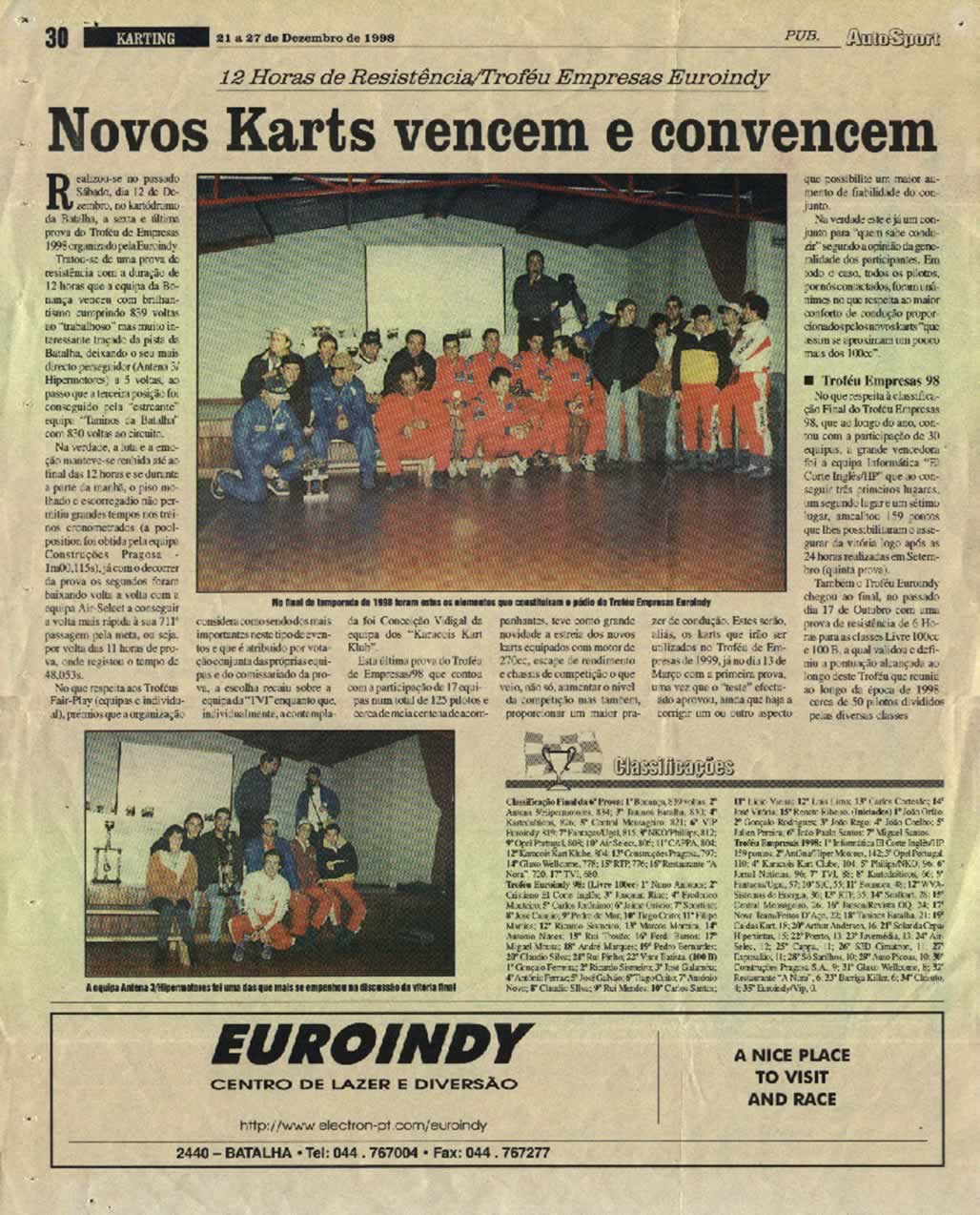 Imprensa escrita de 19983