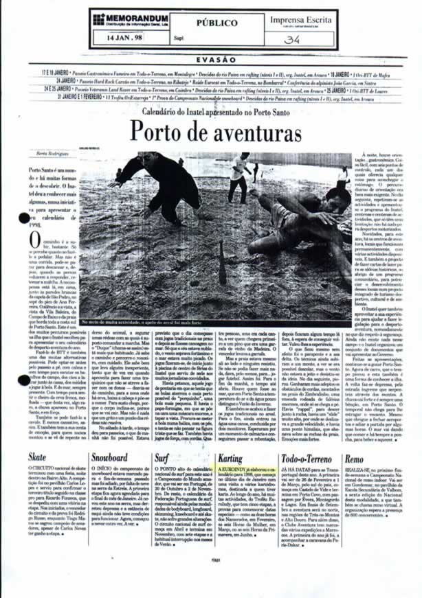 Imprensa escrita de 19987