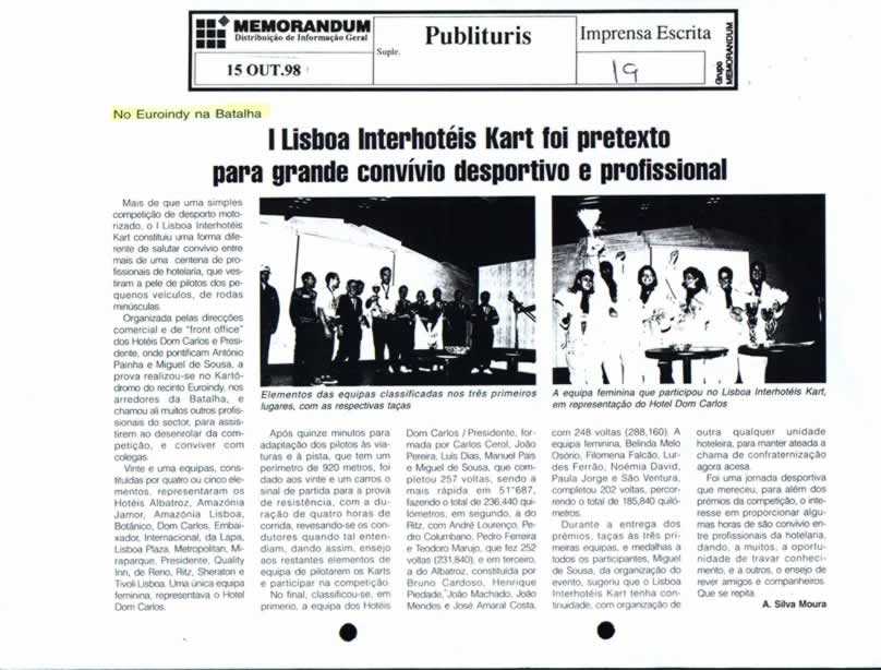 Imprensa escrita de 19989