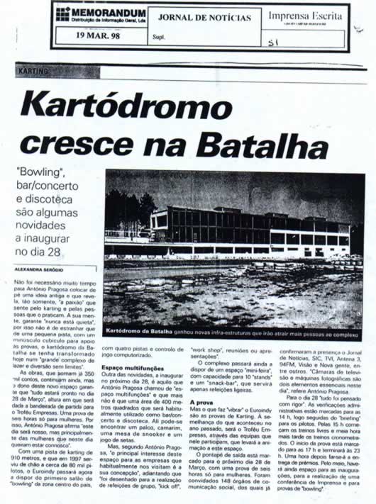 Imprensa escrita de 199813
