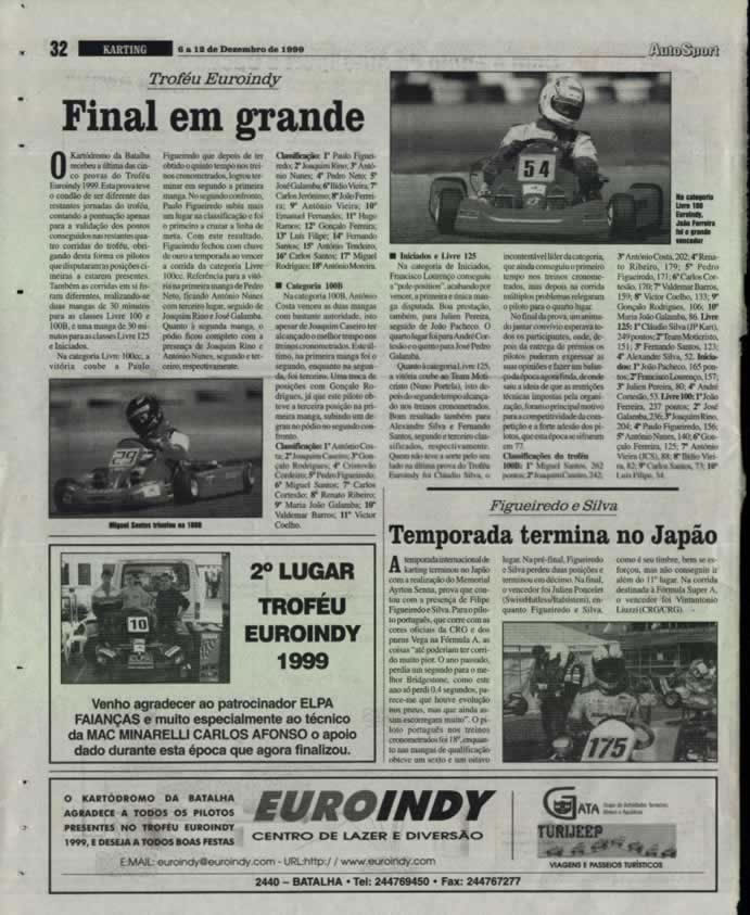 Imprensa escrita de 19996