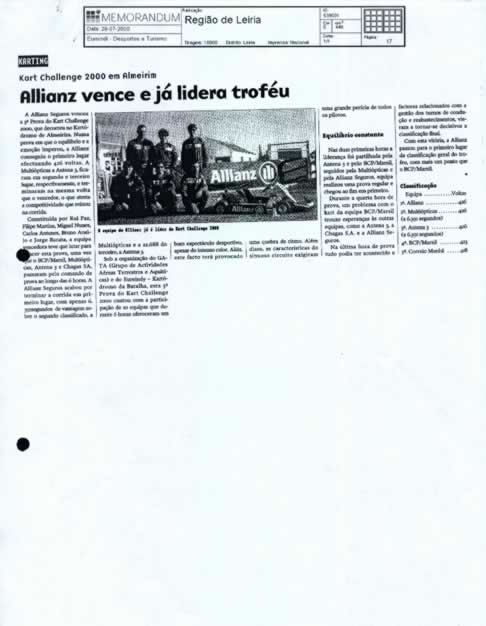 Imprensa escrita de 200026