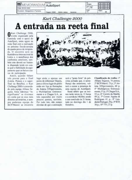 Imprensa escrita de 200027