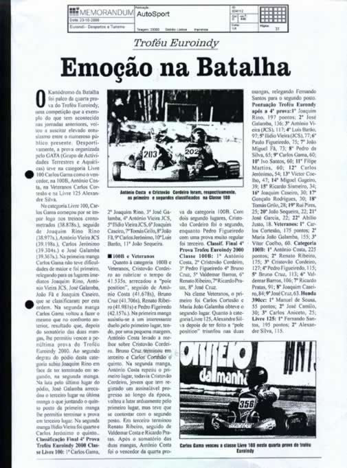 Imprensa escrita de 200050