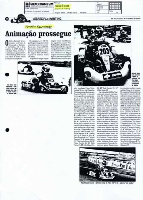 Imprensa escrita de 200052