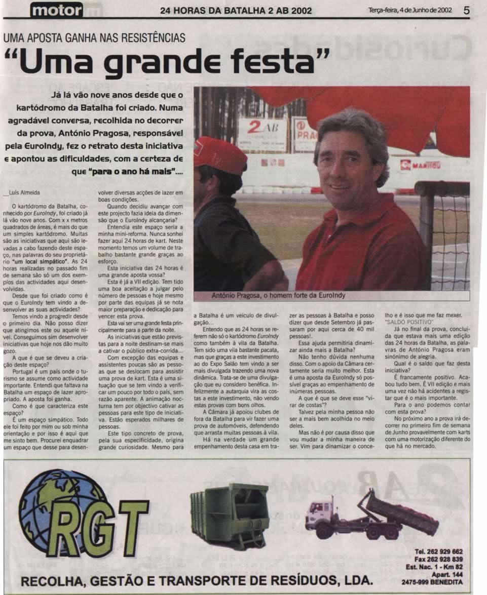 Imprensa escrita de 200210