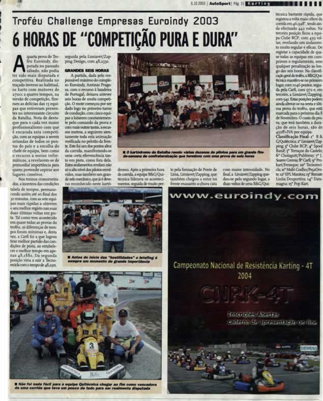Imprensa escrita de 20036