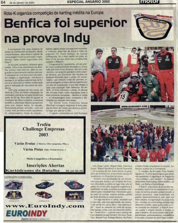 Imprensa escrita de 200323