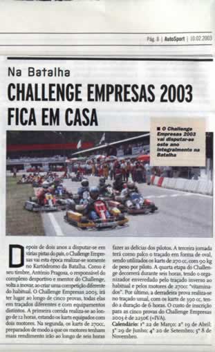 Imprensa escrita de 200329