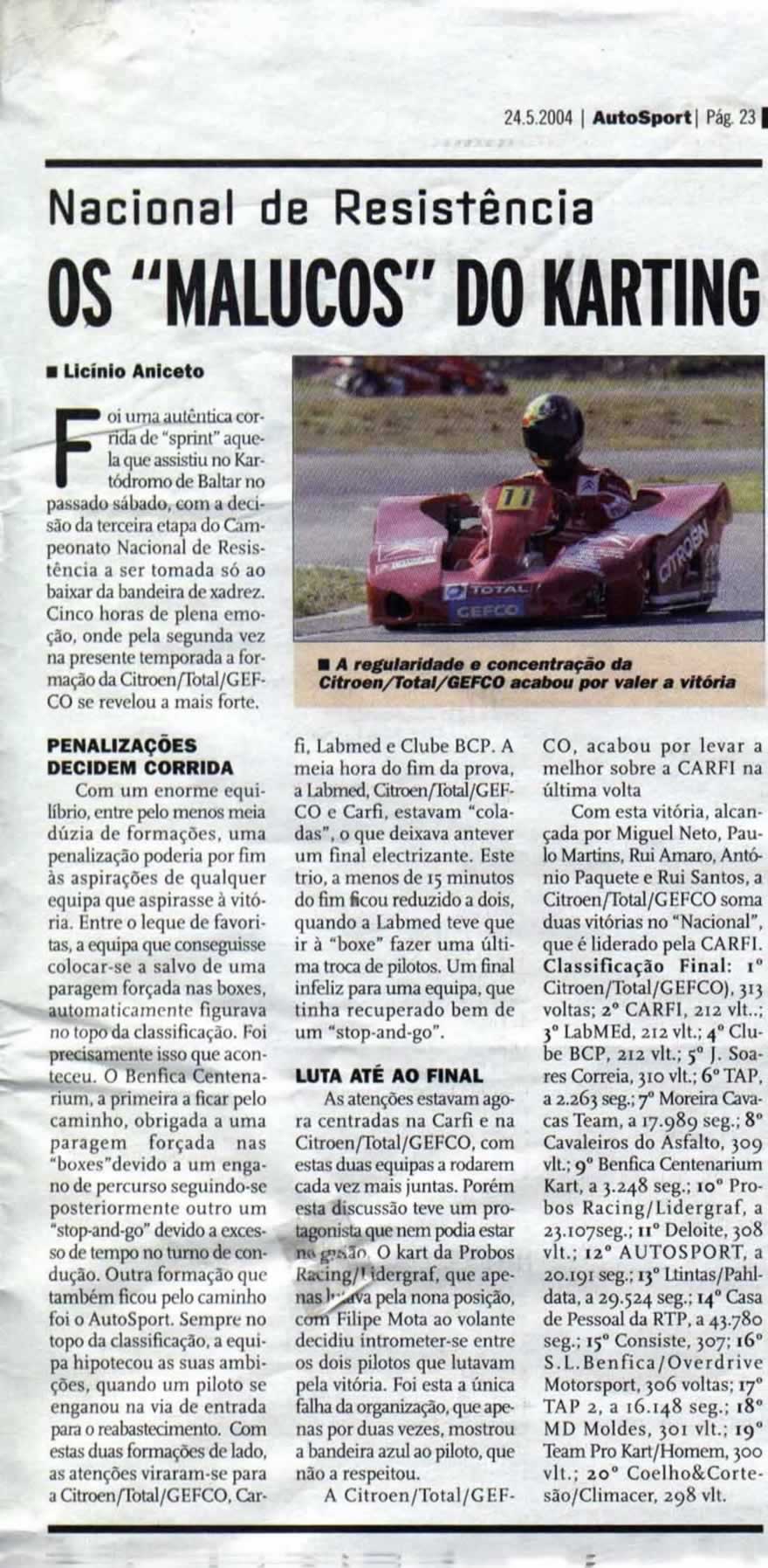 Imprensa escrita de 200446