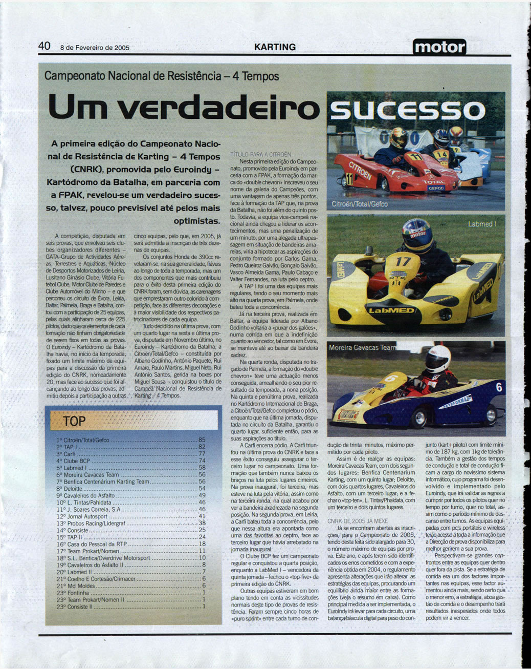 Imprensa escrita de 20053