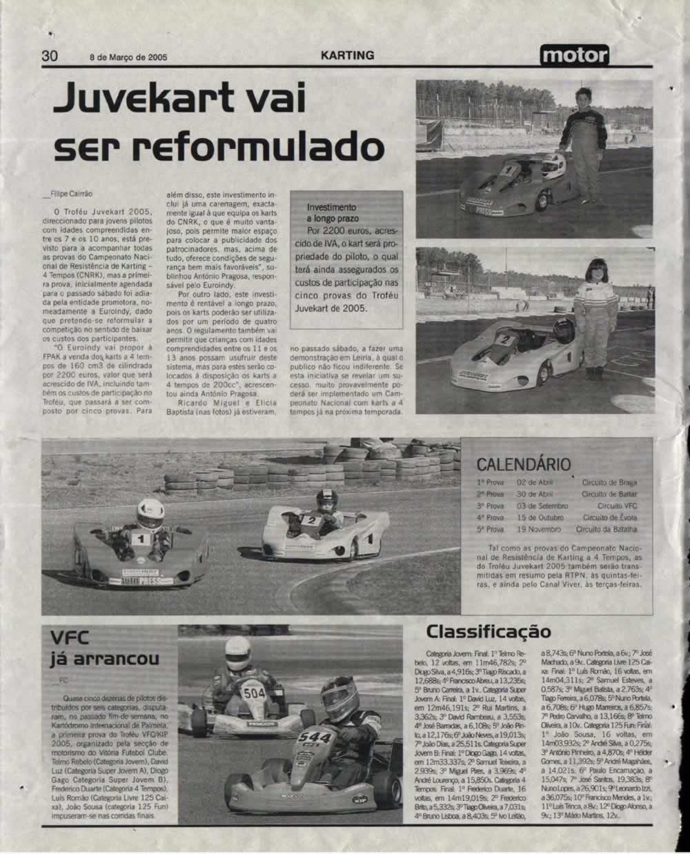 Imprensa escrita de 200510