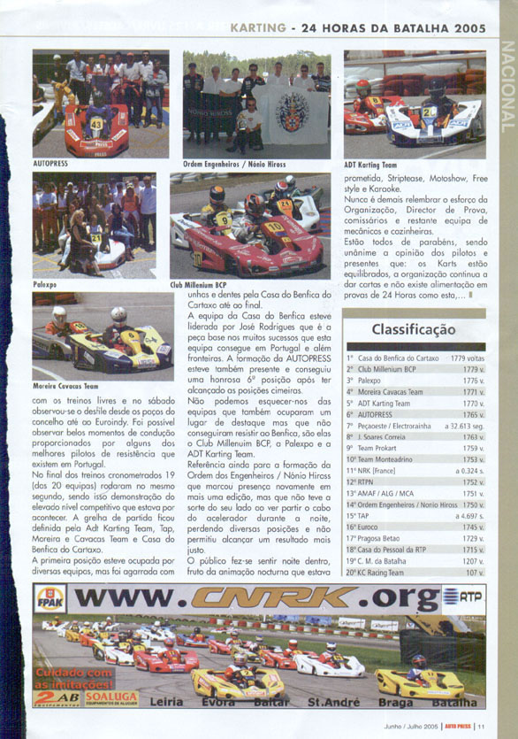 Imprensa escrita de 200533