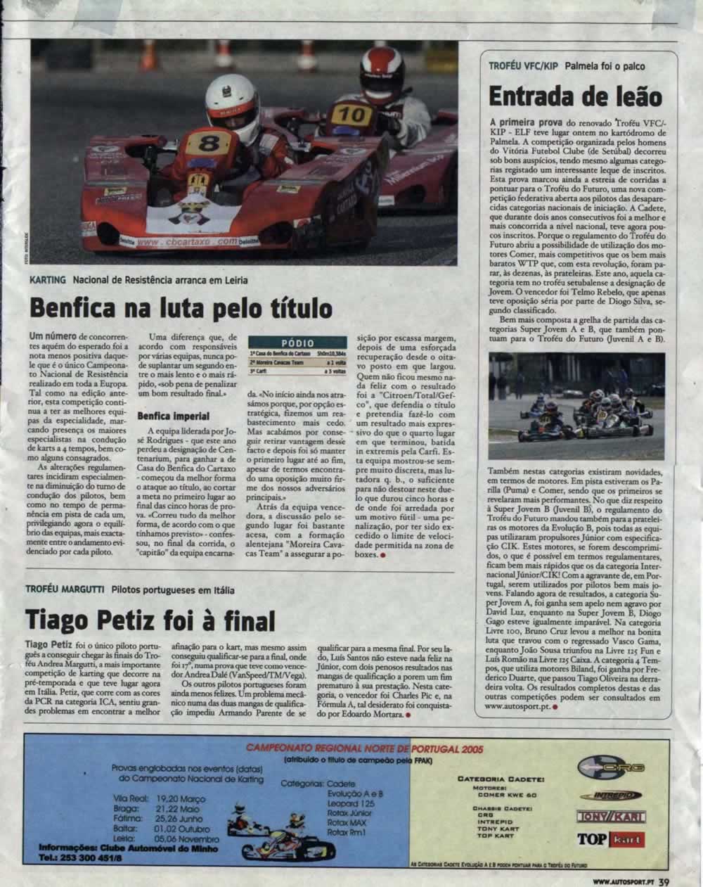 Imprensa escrita de 200543