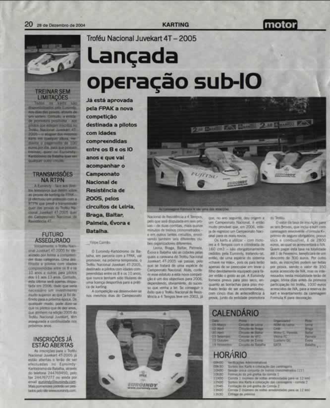 Imprensa escrita de 200552