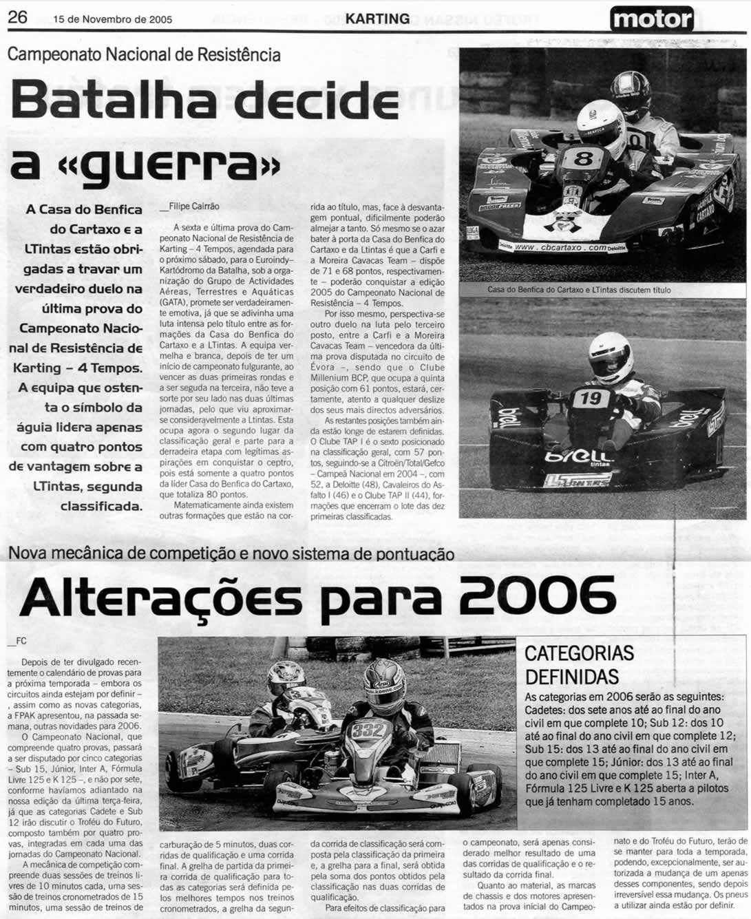 Imprensa escrita de 200555