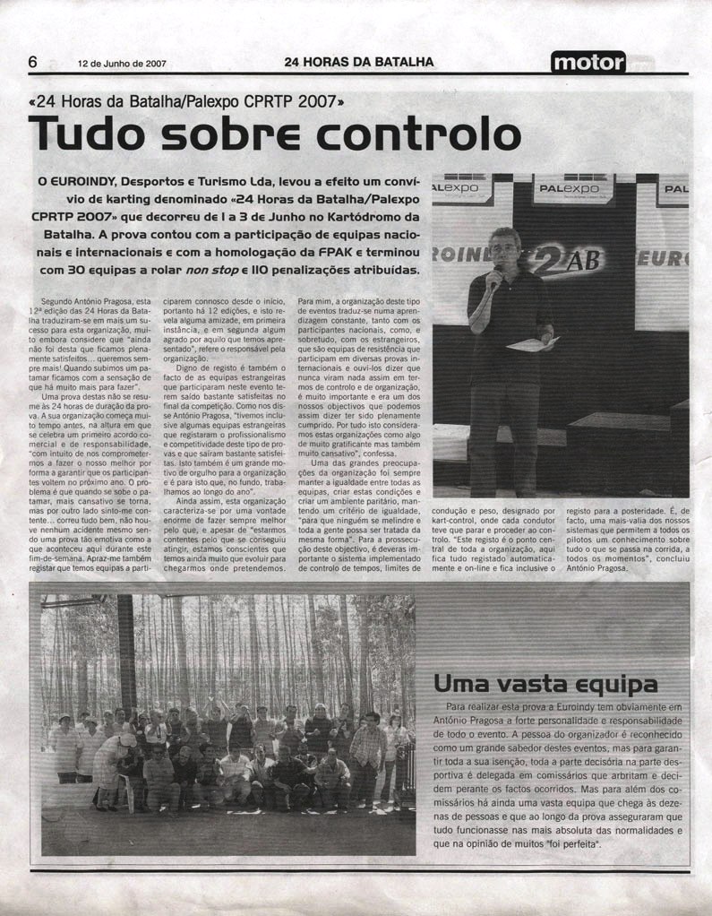 Imprensa escrita de 20076