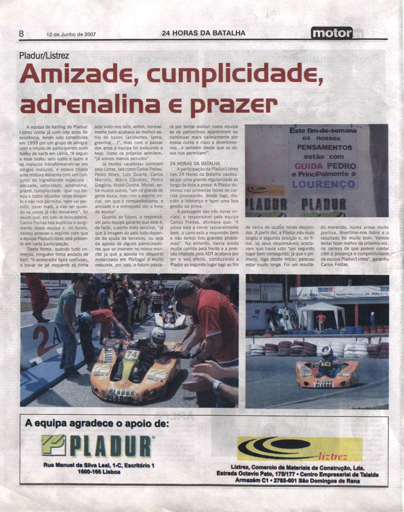 Imprensa escrita de 20078