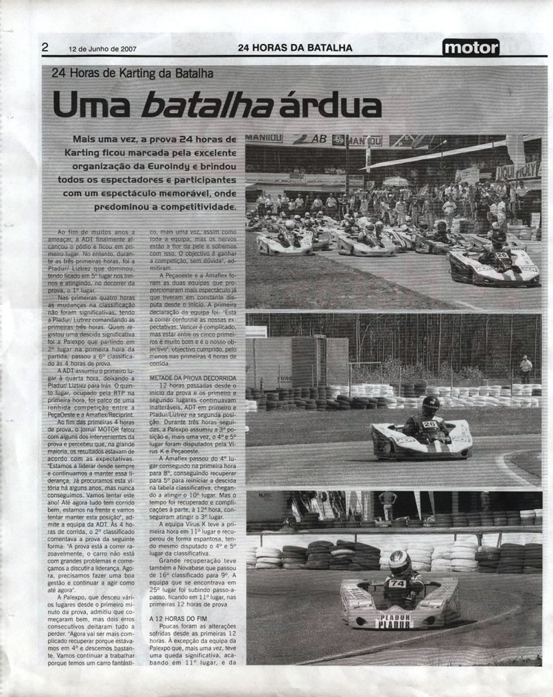 Imprensa escrita de 200738