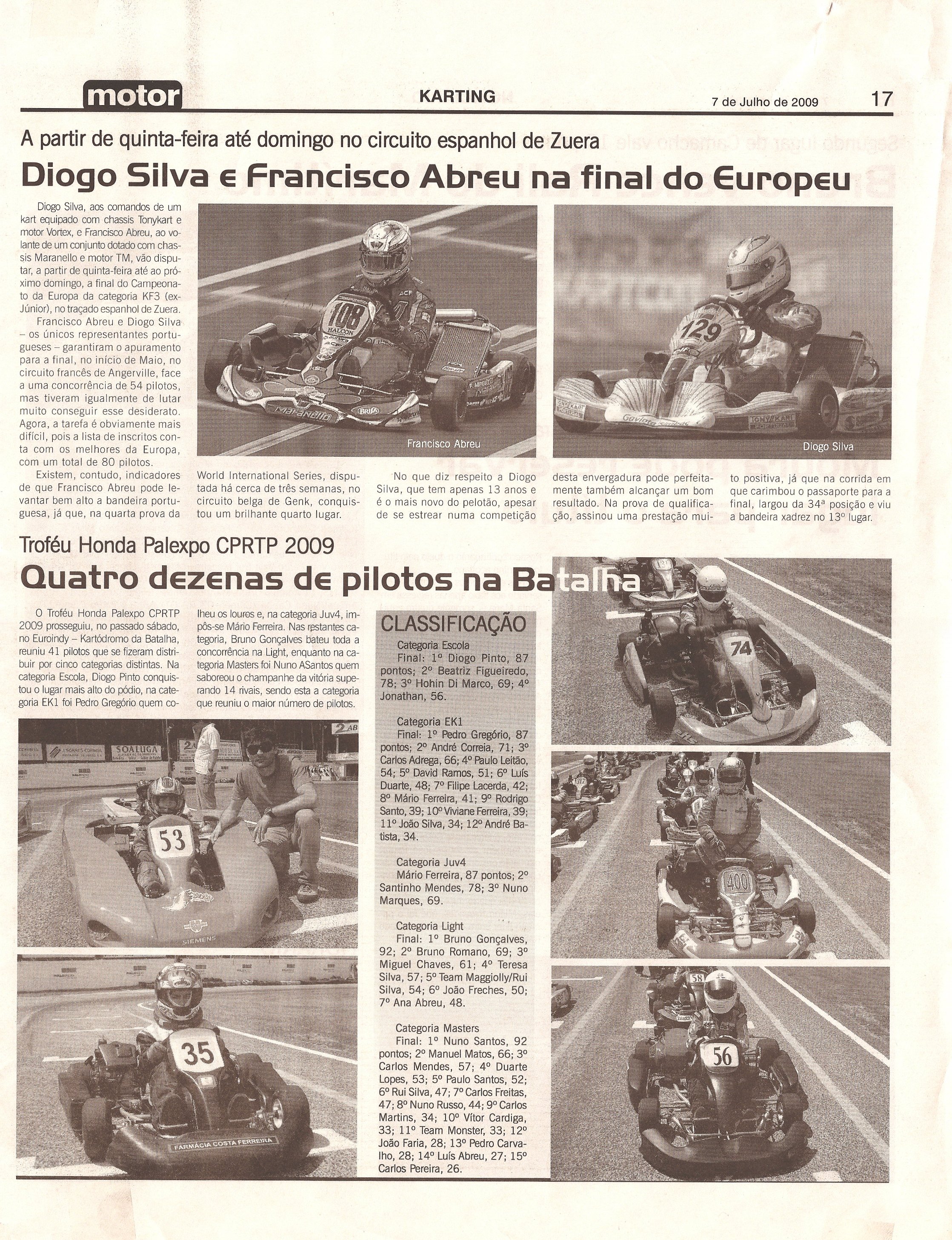 Imprensa escrita de 20092