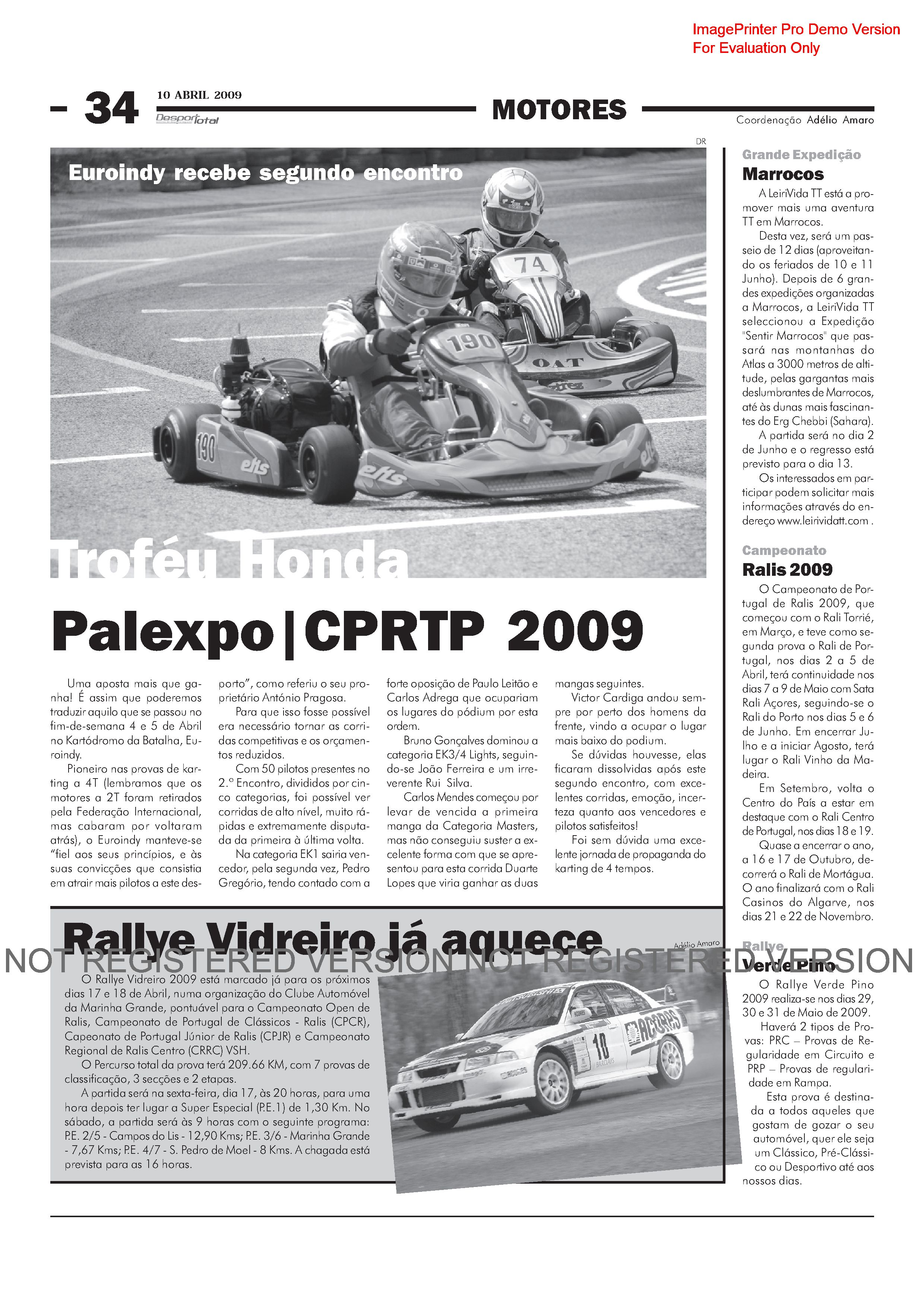 Imprensa escrita de 20093